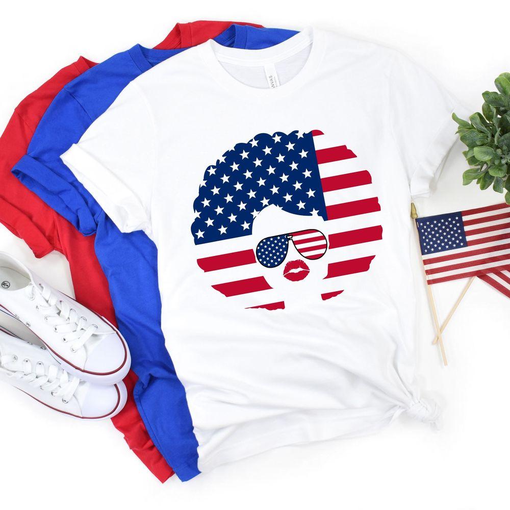 African American Woman 4th Of July Shirt African American Woman 4th Of July Shirt